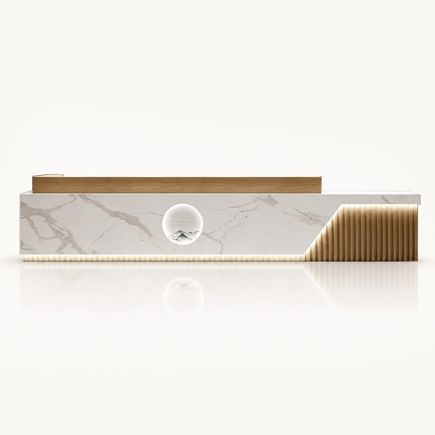 Marble Business-style Reception Desk