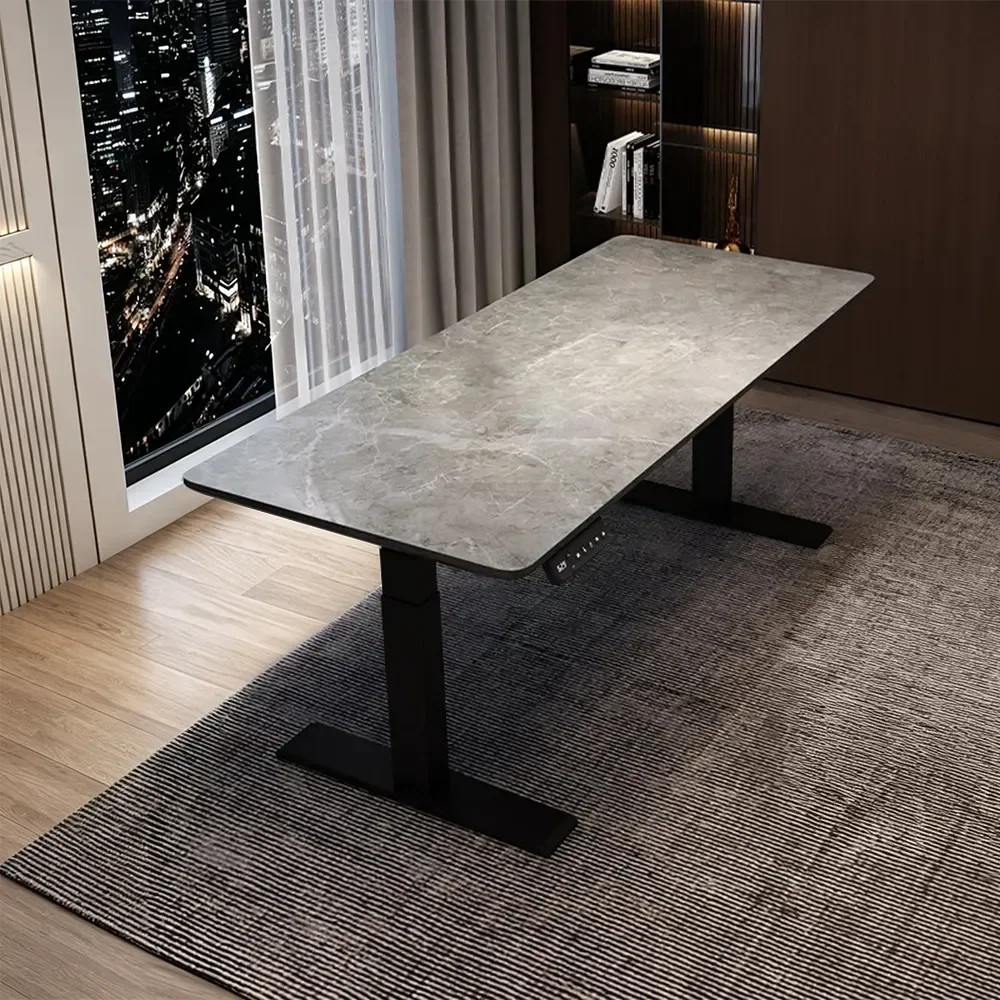 Sit Stand Computer Desk for Office Workstation
