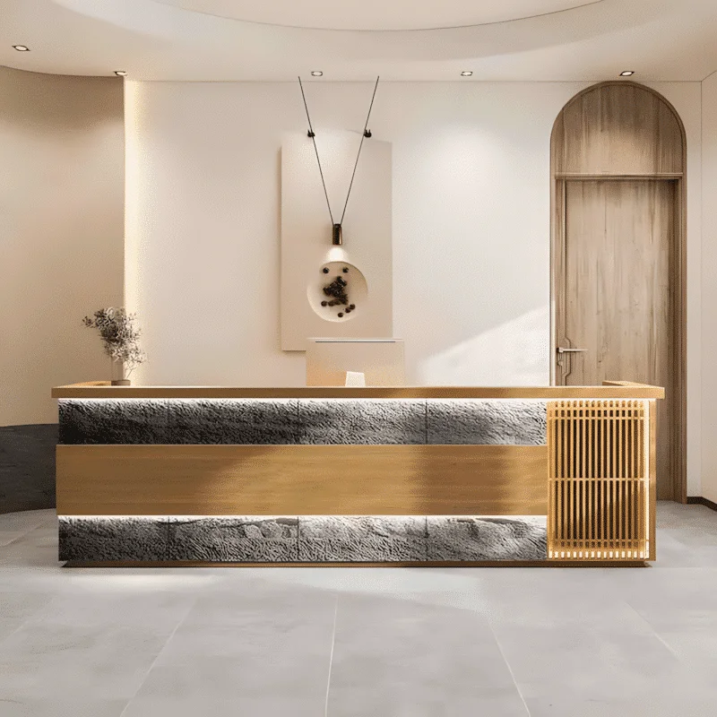 Vintage Art Multifunctional Reception Desk – Maoters