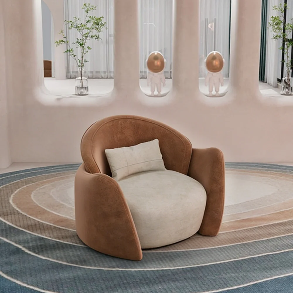 Curved Reception Sofa for Beauty Salon