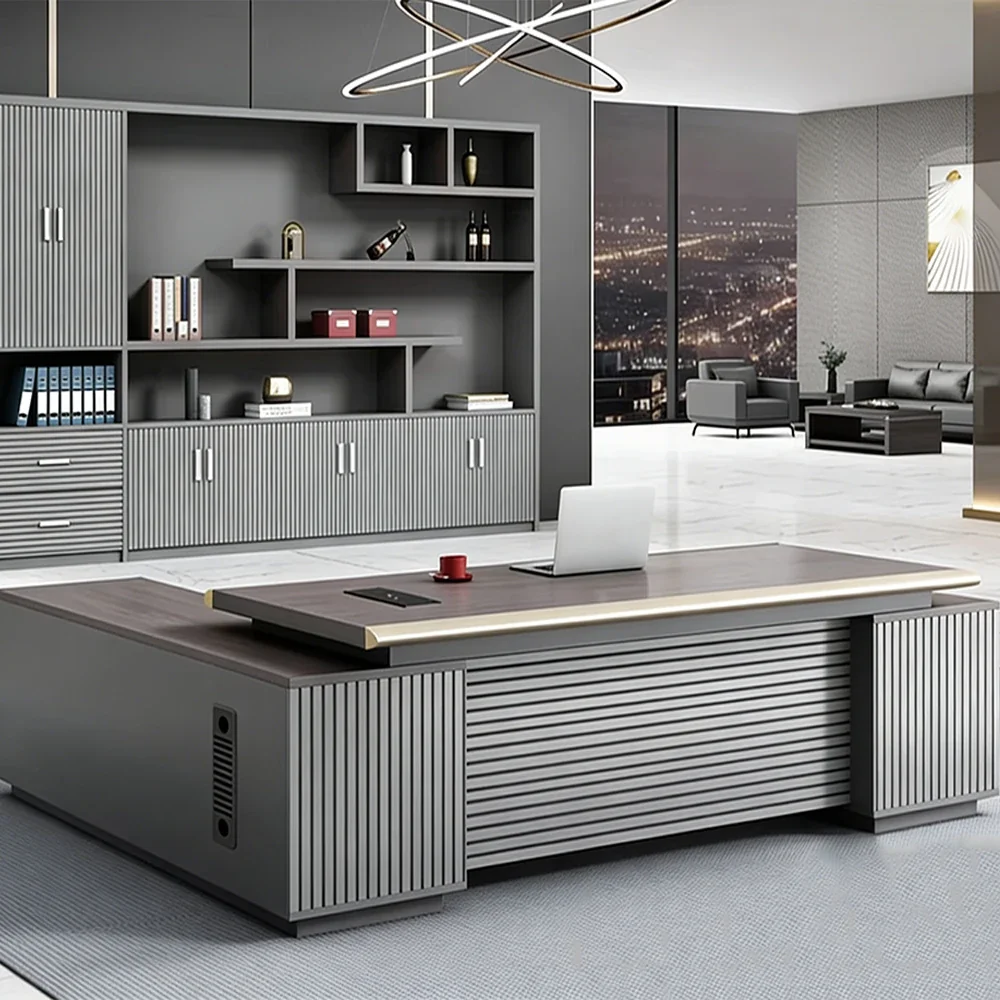 Modern Manager Desk – Stylish Office Furniture
