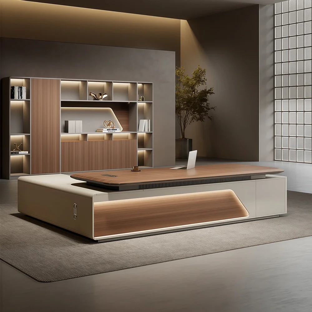Sleek Modern Desk for Business Leaders