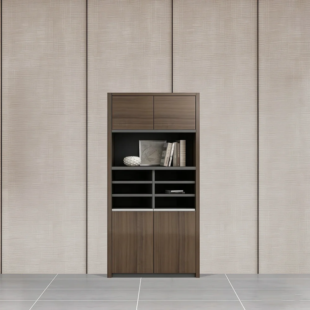 Modern Wooden Tall Filing Cabinet - Maoters