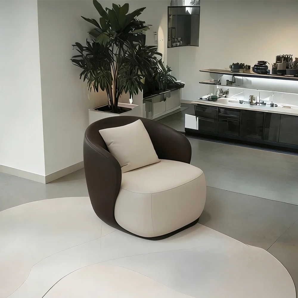 Modern Minimalist Curved Sofa for Hospitality