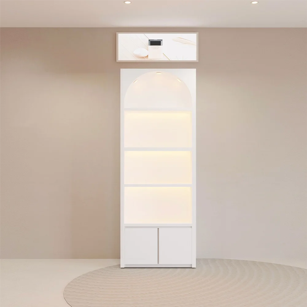 Salon Cosmetic Display Case for Product Storage