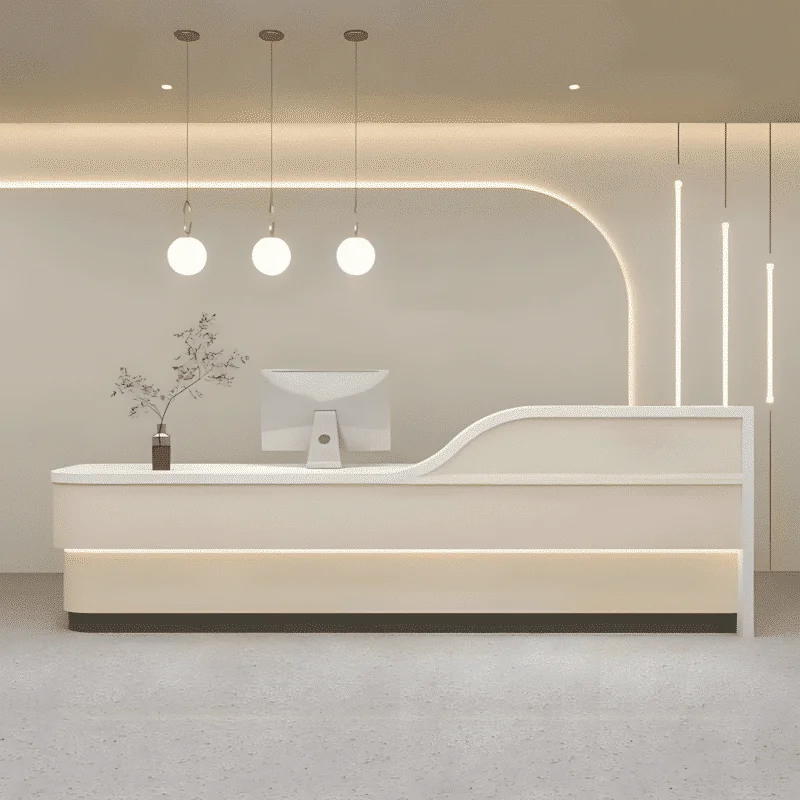 Hotel Lobby Curved Front Desk - Maoters