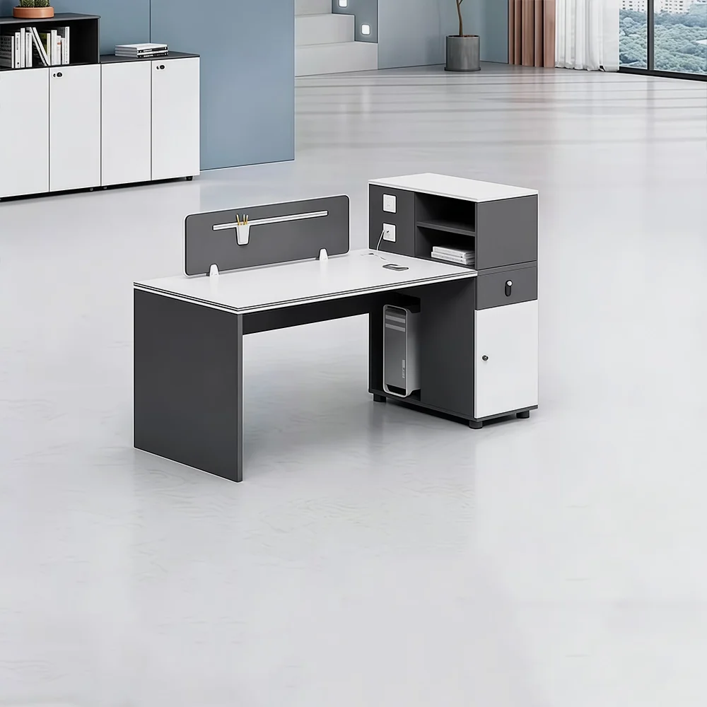 Side Drawer Storage Employee Work Table - Maoters