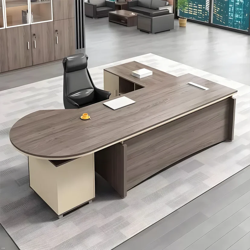 Corporate Office Wide Rounded Executive Desk - Maoters