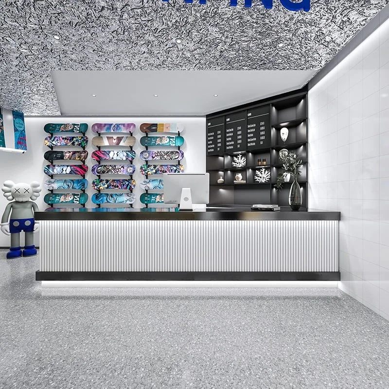 Modern Minimalist Reception Desk - Maoters