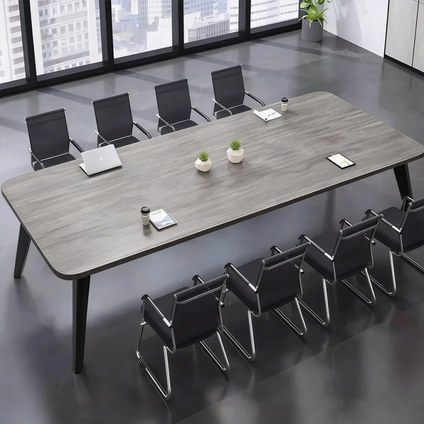 Modern Rounded Corner Conference Table - Maoters