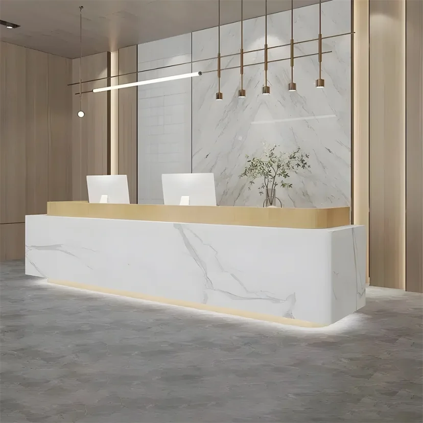 Baked Paint Reception Counter – Maoters