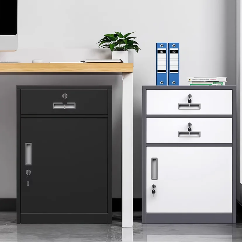 Modern Lockable Metal Office File Cabinet - Maoters