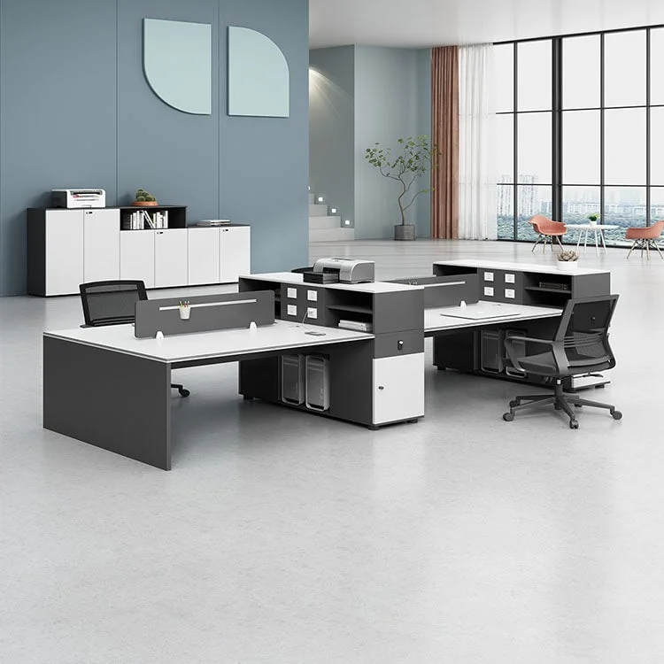 Side Drawer Storage Employee Work Table - Maoters