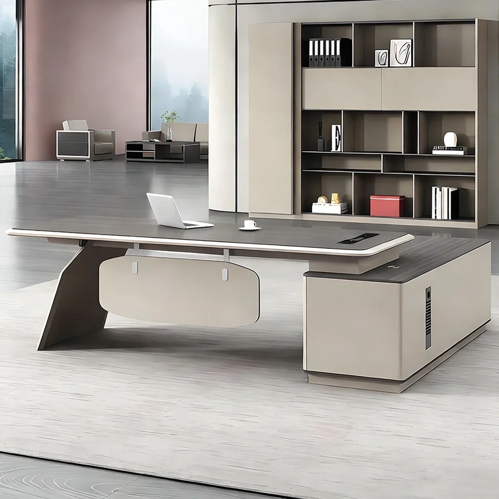 Light Luxury Modern Executive Desk - Maoters