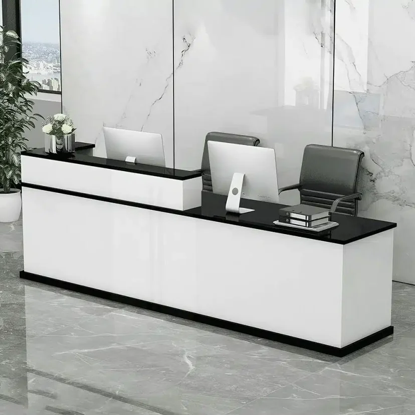 Elegant Company Reception Desk – Maoters