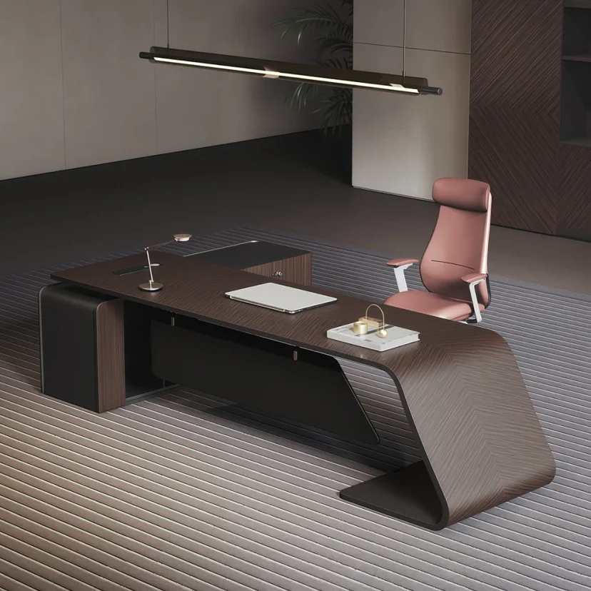Modern Office Side Cabinet Manager Desk - Maoters