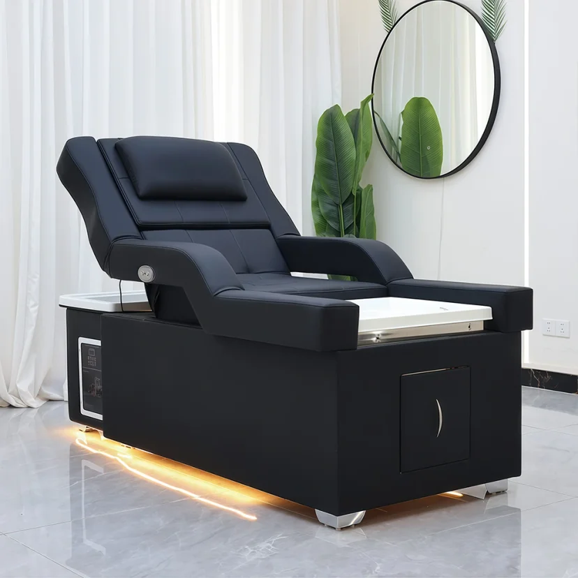 Automatic Water Circulation Pedicure Chair & Shampoo Bed