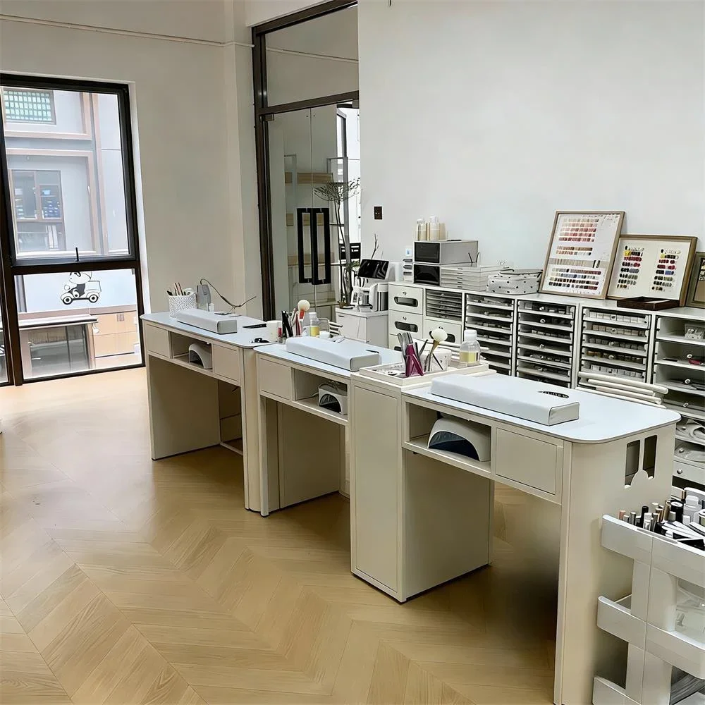 Compact Manicure Table for Home or Salon Use