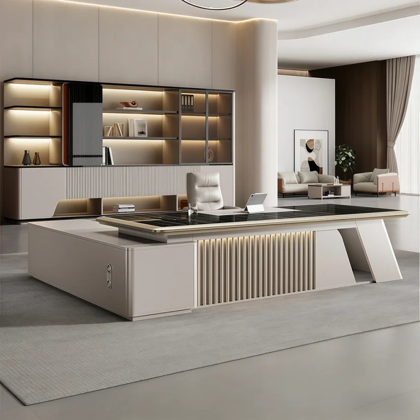 Contemporary Executive Desk Premium Office Furniture