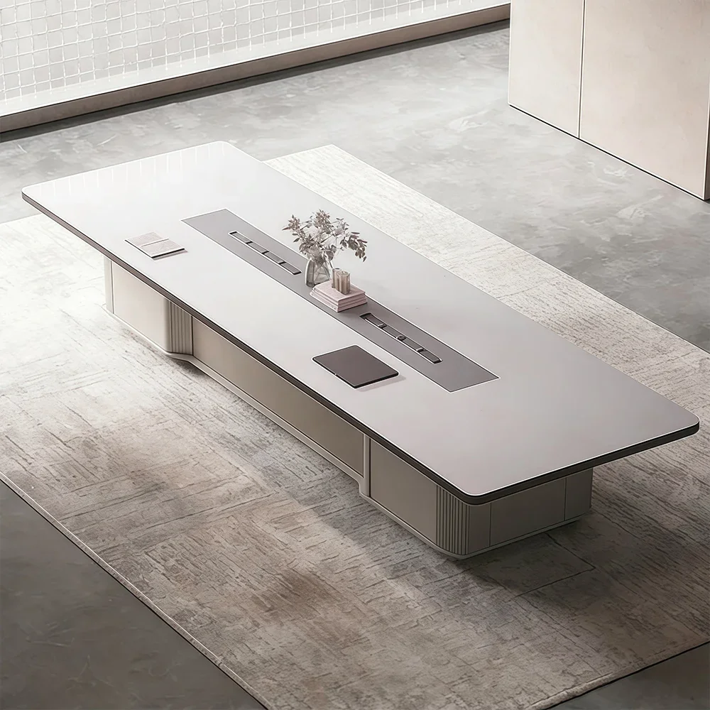 Workspace Long Rectangular Conference Table - Maoters