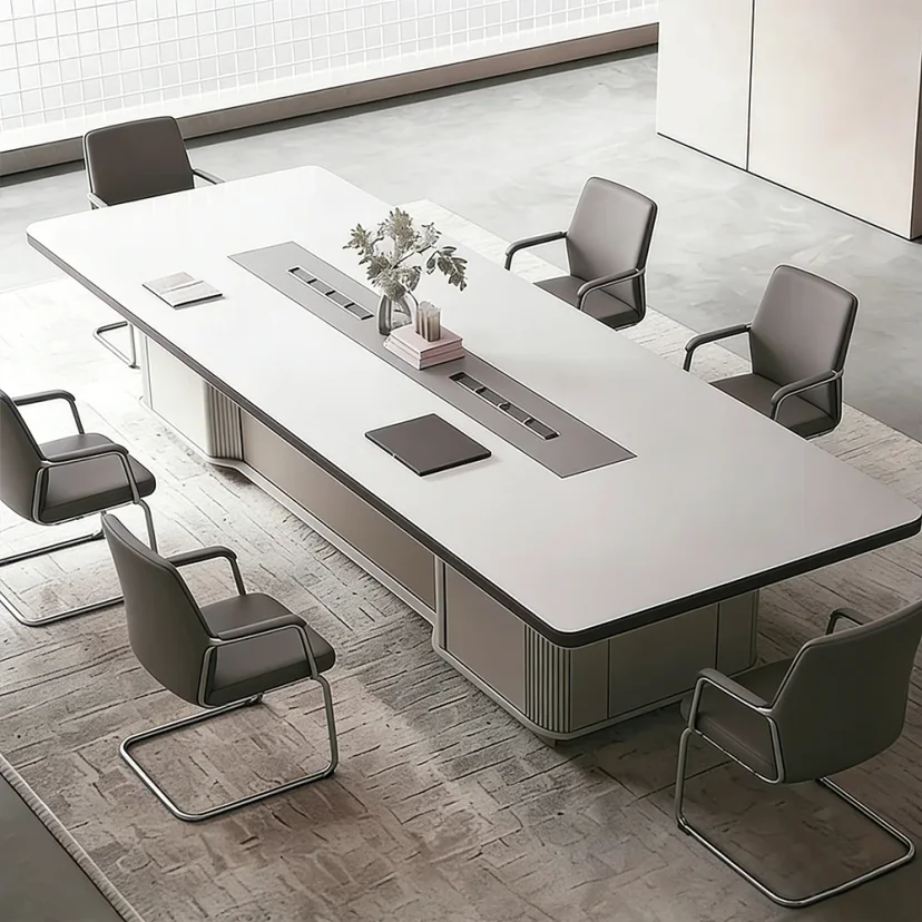 Workspace Long Rectangular Conference Table - Maoters