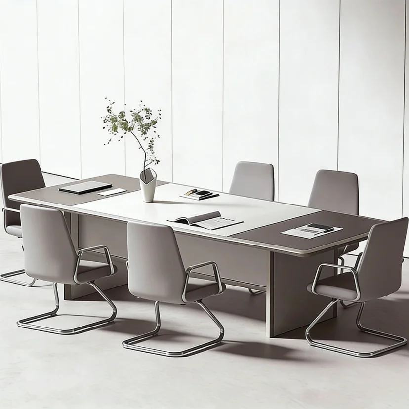 Modern Simple Style Rectangular Conference Table - Maoters