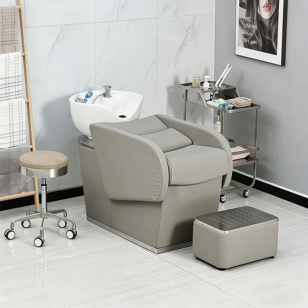 Small Shampoo Bed for Salon with Water Heater