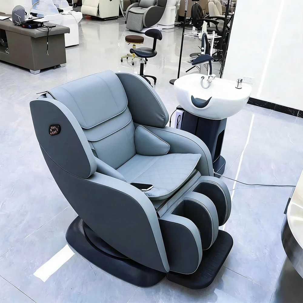 Stylish Electric Swivel Massage Shampoo Bed