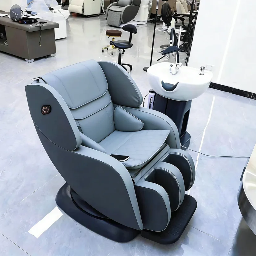 Stylish Electric Swivel Massage Shampoo Bed