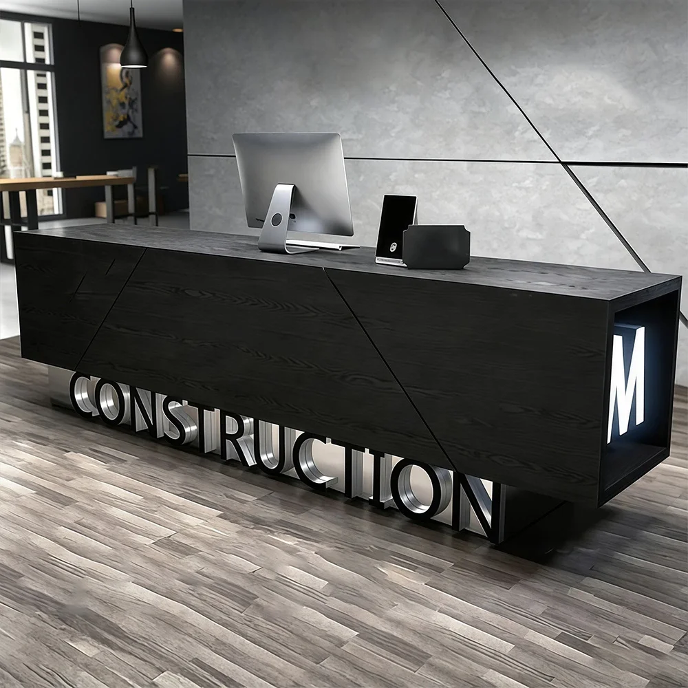 Modern Industrial Office Reception Counter - Maoters