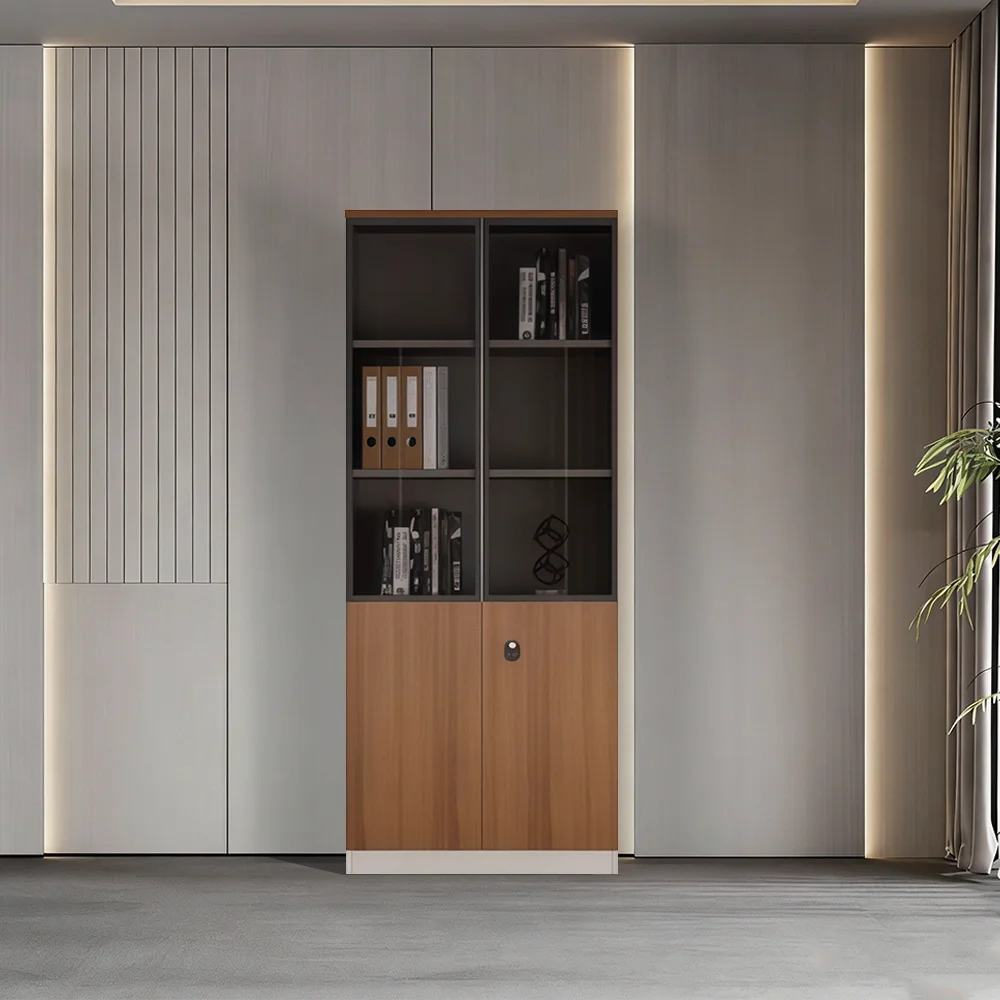 High End Wooden Office Filing Cabinet with Lock