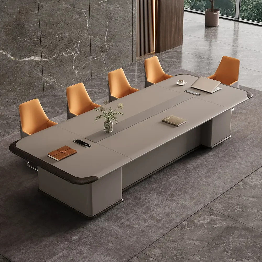 Modern Long Minimalist Conference Table - Maoters