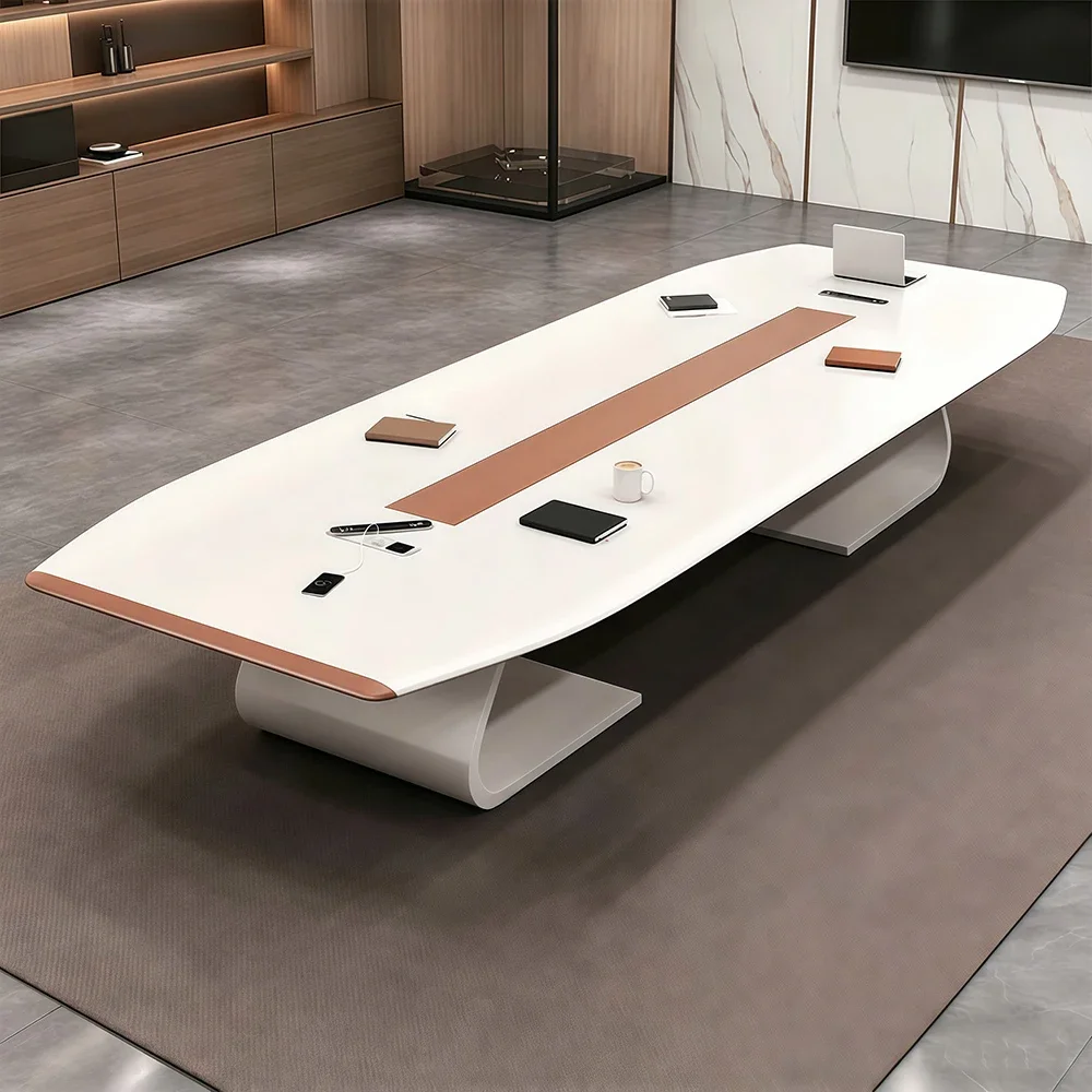 Premium Lacquered Conference Table – Large Long Table