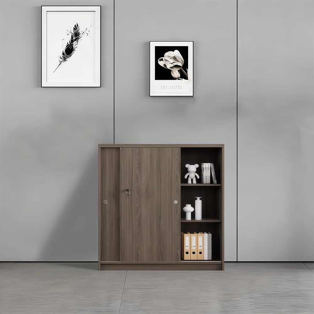 Office Sliding Door File Cabinet - Maoters