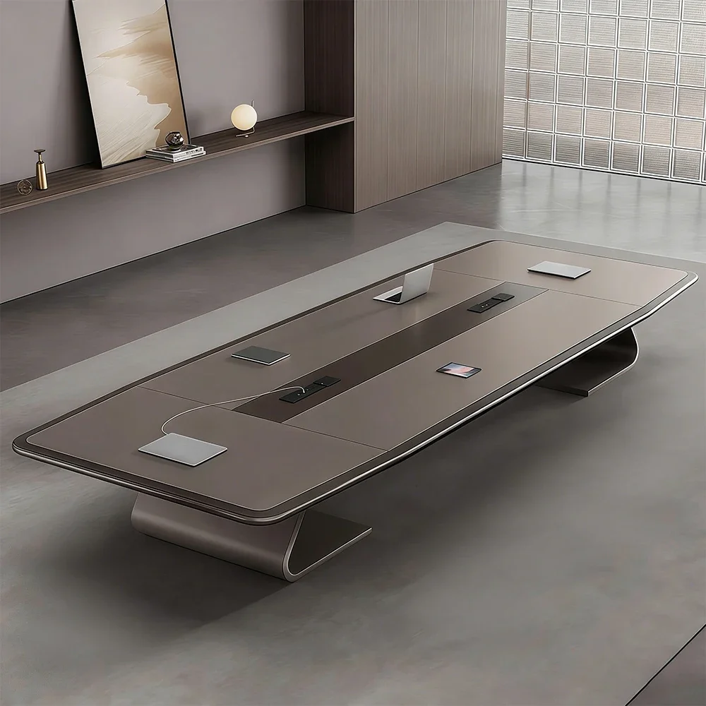 Sleek Paint Finish Conference Table