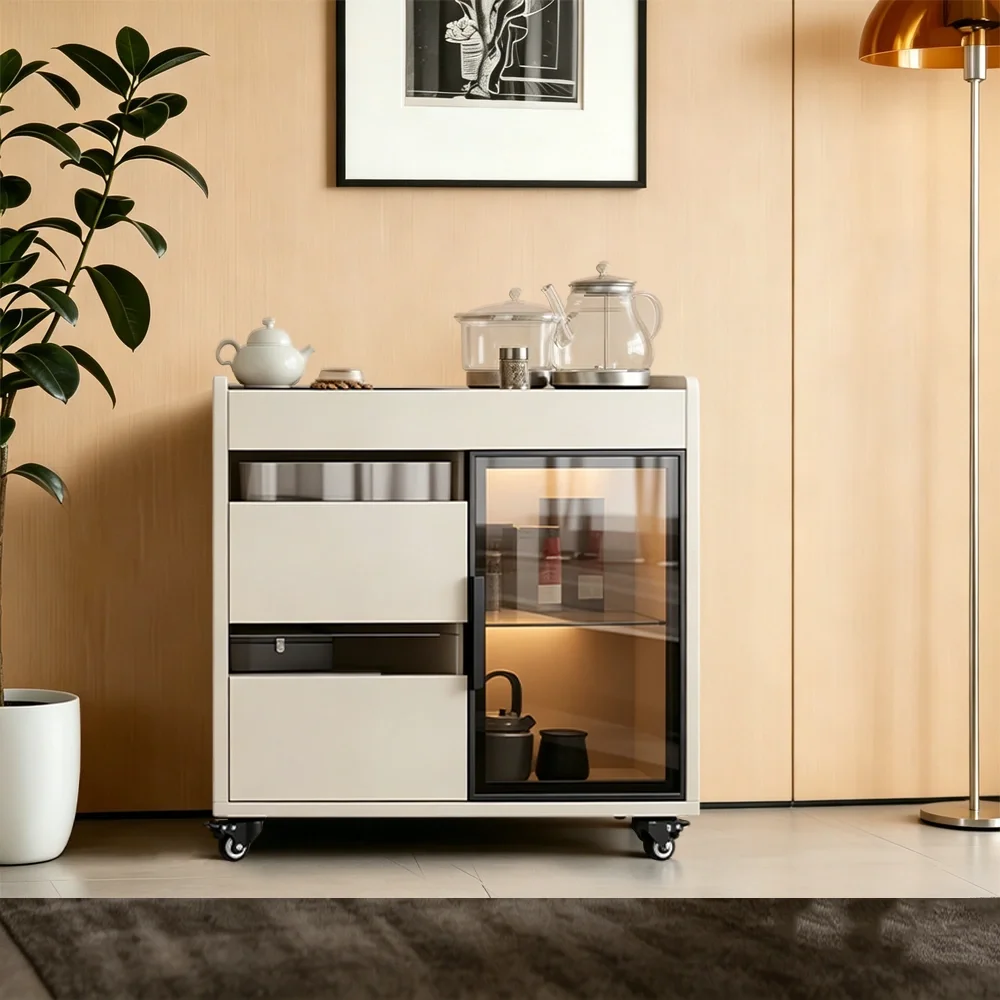 Stylish Tea Storage Cabinet for Living Room