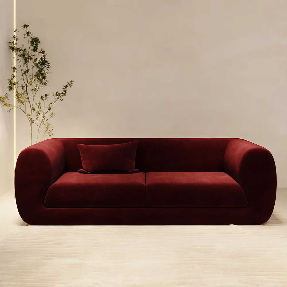 Modern Style Red Vertical Sofa