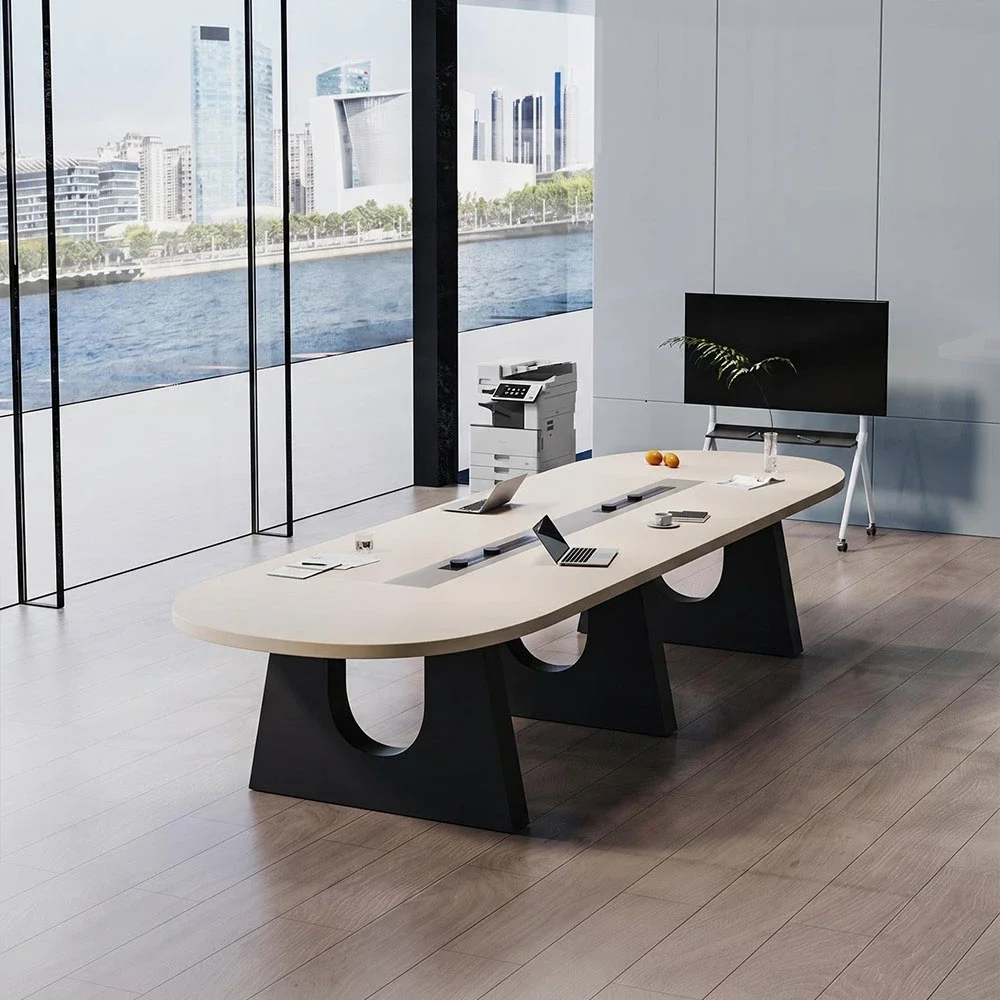 Meeting Room Cutout Base Conference Table - Maoters