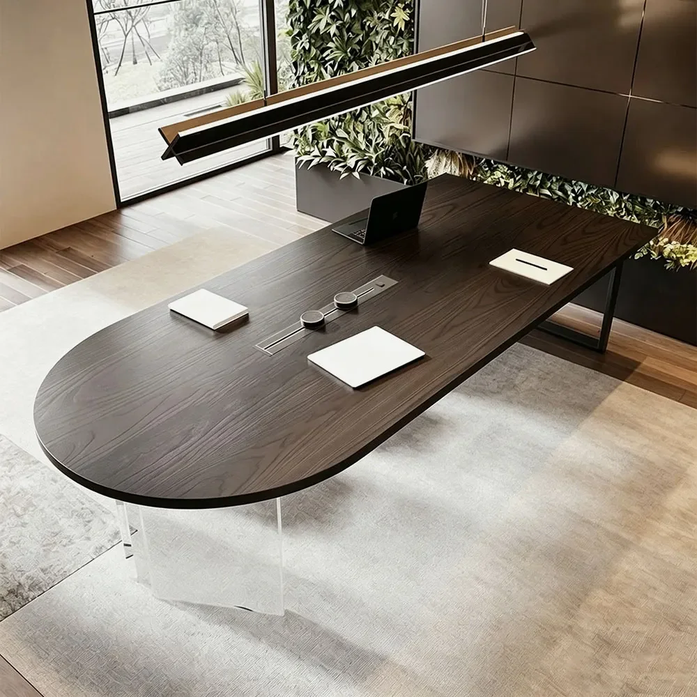 Luxury Boardroom Oval Conference Table - Maoters