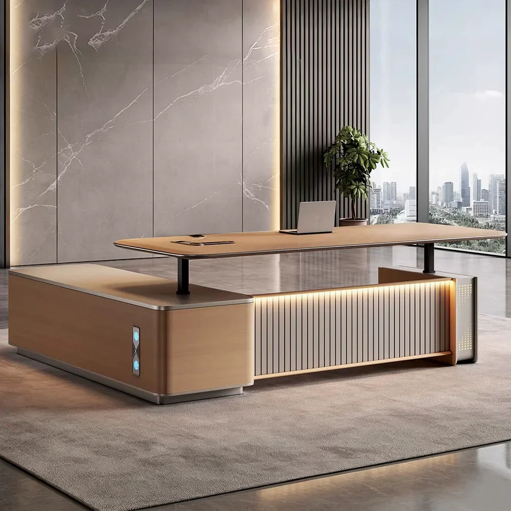 Luxury Electric Adjustable Executive Desk