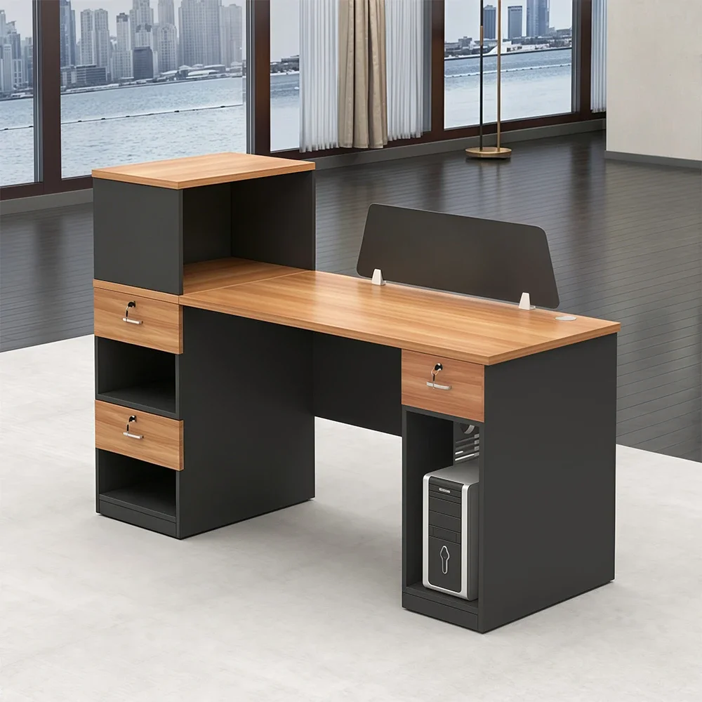 Modern Multi-Seat Office Desk for Staff & Finance