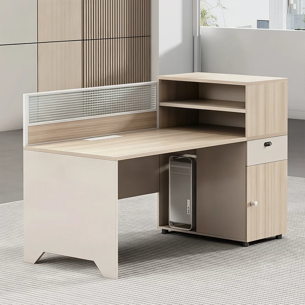 Modern Office Cubicle Desk with Partition