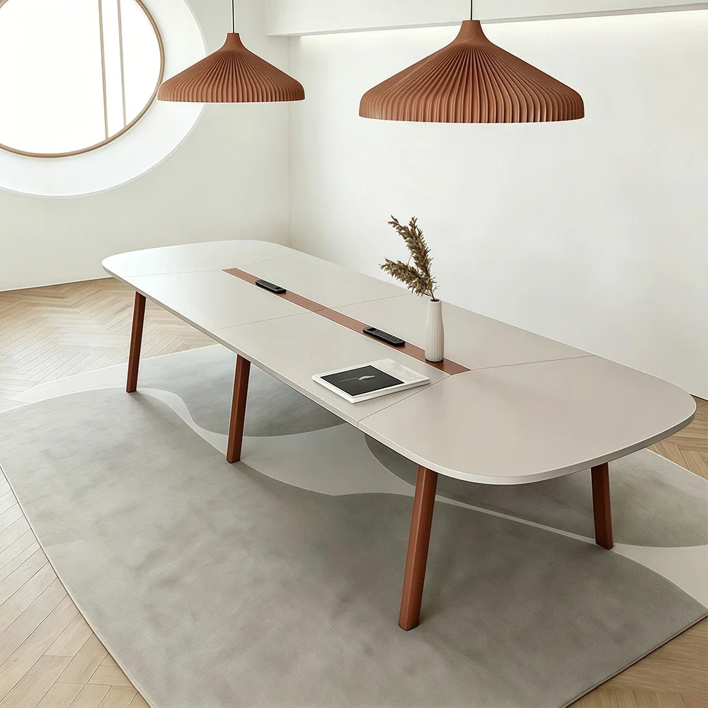 Modern Office Rounded Conference Table - Maoters