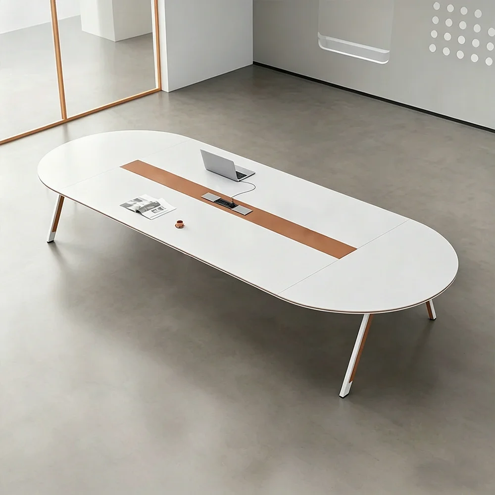 Modern Meeting Room Oval Conference Table - Maoters