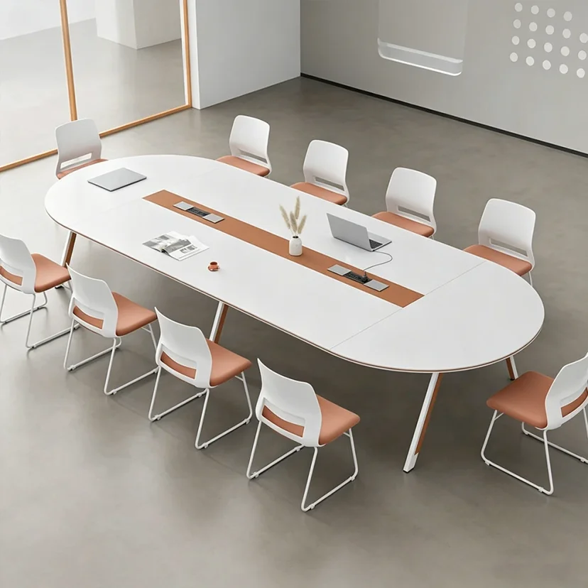 Modern Meeting Room Oval Conference Table - Maoters