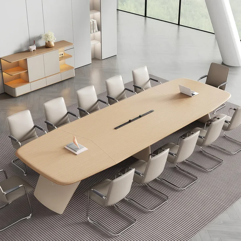 Minimal Rounded Edge Executive Meeting Table - Maoters