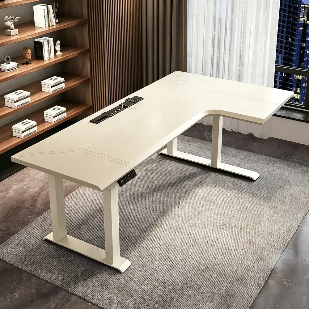 L-Shaped Electric Standing Desk