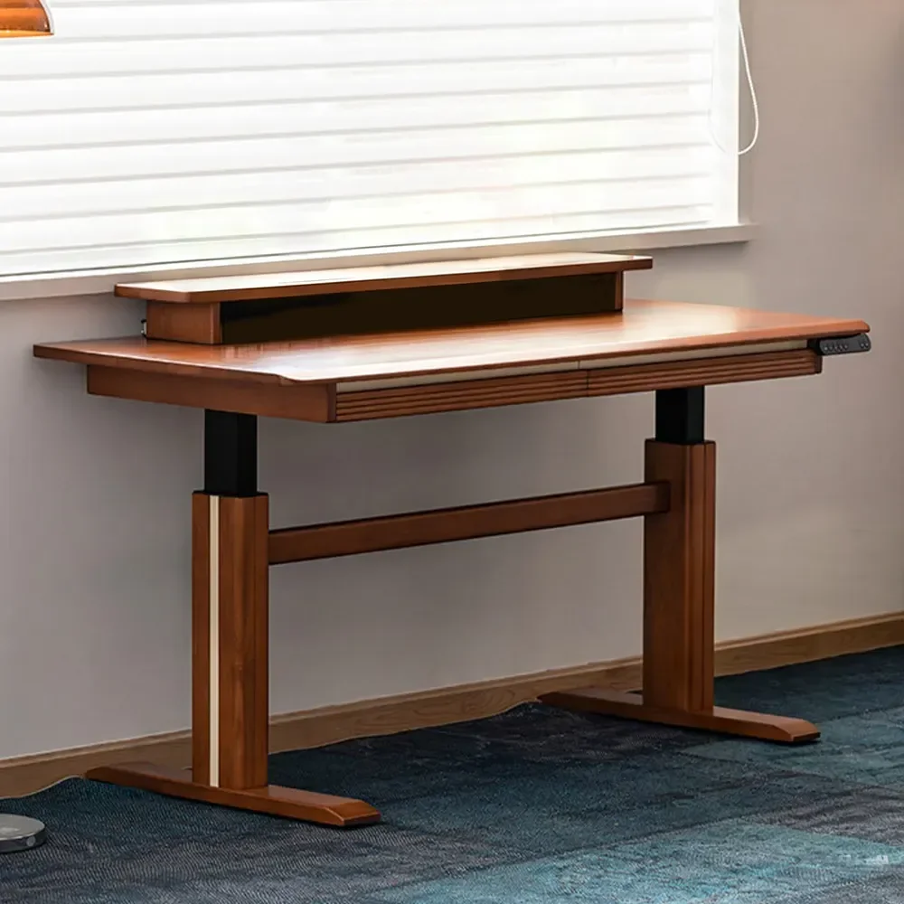 Rectangular Office Computer Desk for Ergonomic Workstation