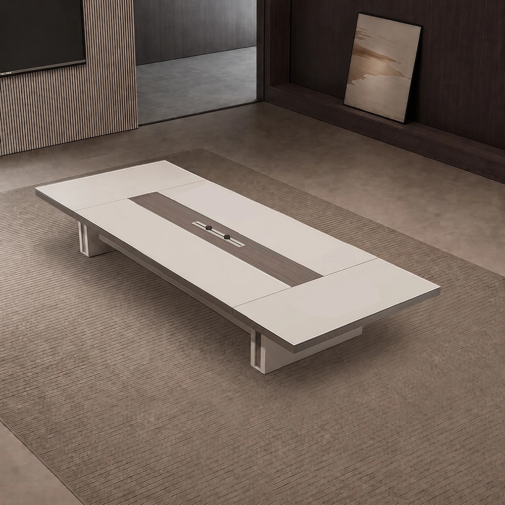Premium Large Conference Table for Executive Offices – Long Modern Luxury Meeting Desk
