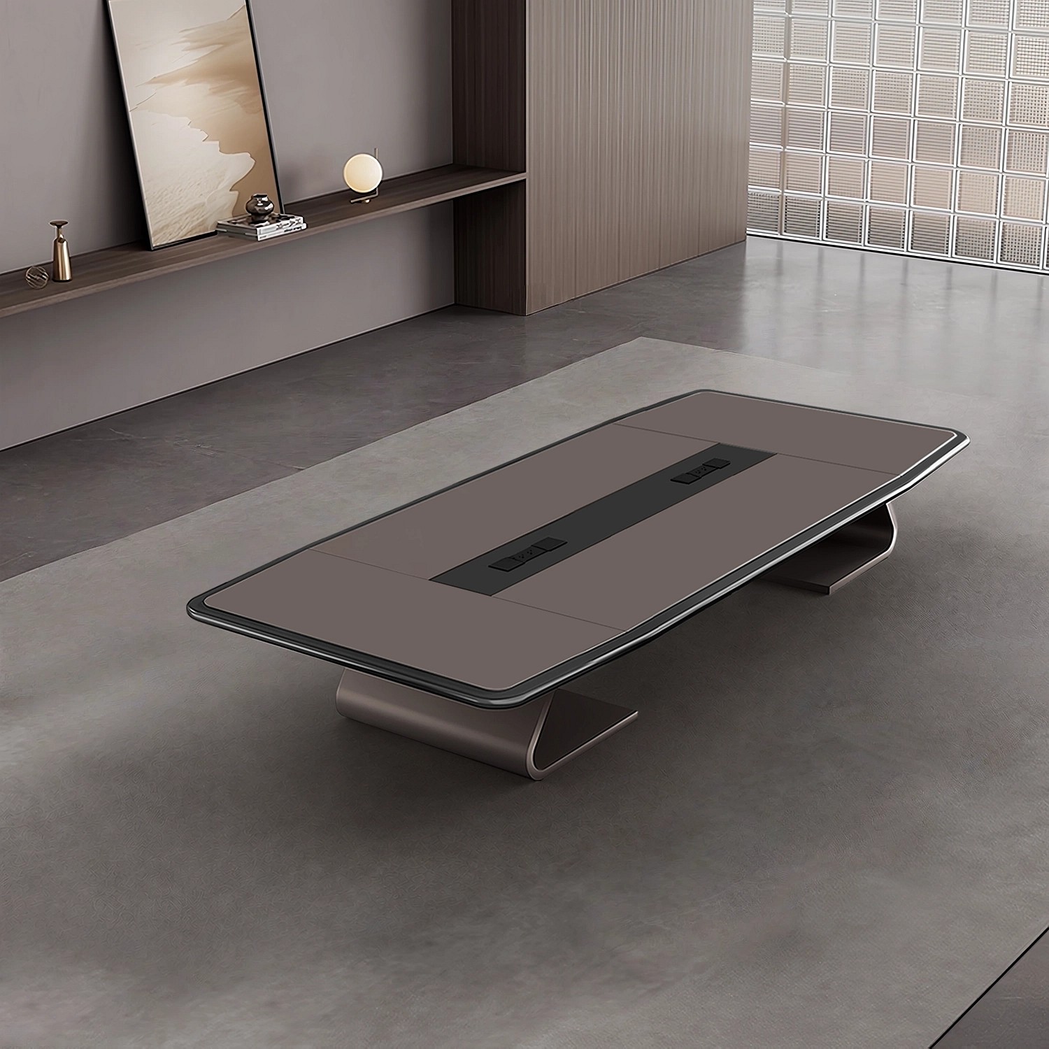 Sleek Paint Finish Conference Table